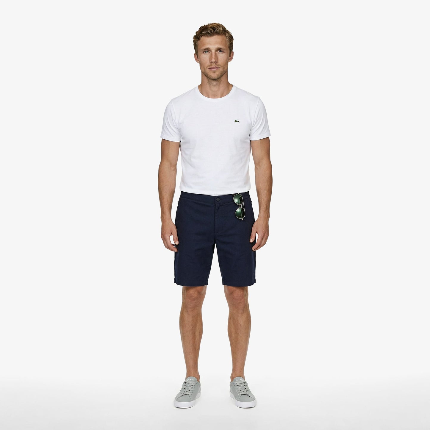 Lacoste Tapered Fit Erkek Lacivert Şort