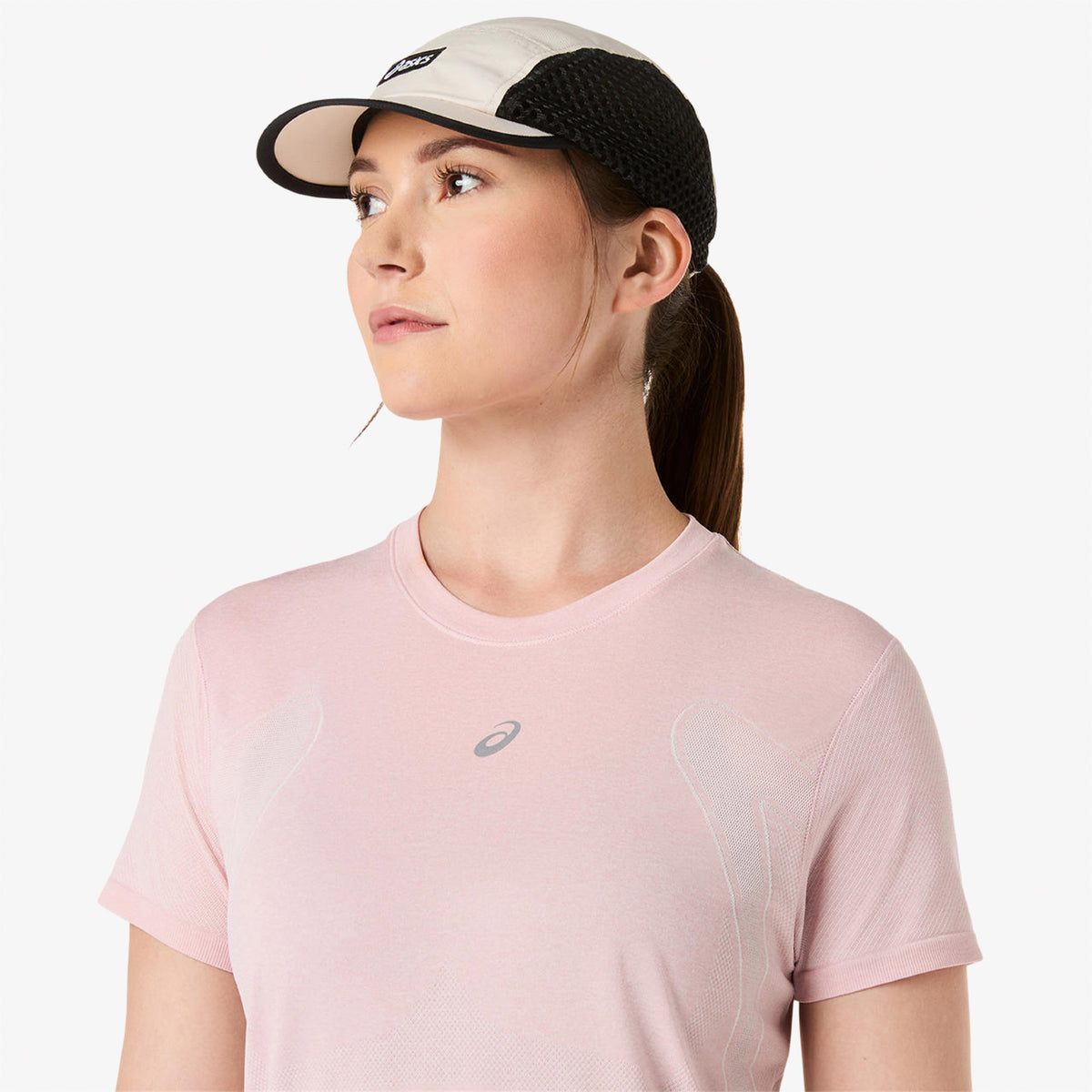 Asics Road Seamless Ss Top Kadın Turuncu Koşu Sweatshirt