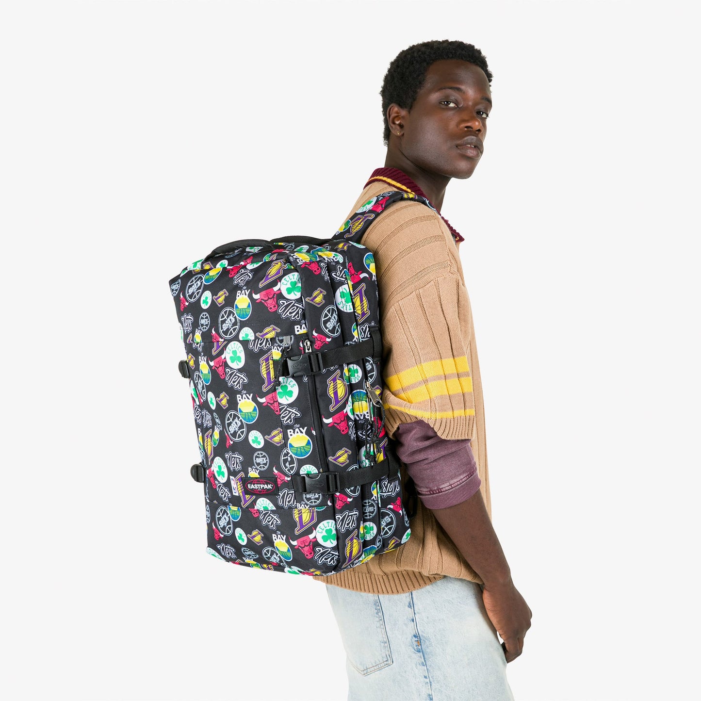 Eastpak Travelpack Nba Takım Deseni Unisex Renkli Valiz