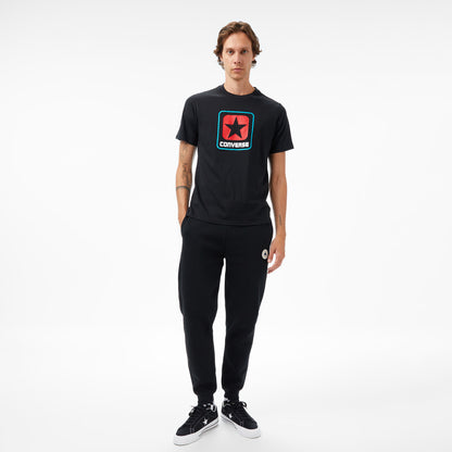 Converse Baskılı Erkek Siyah T-shirt