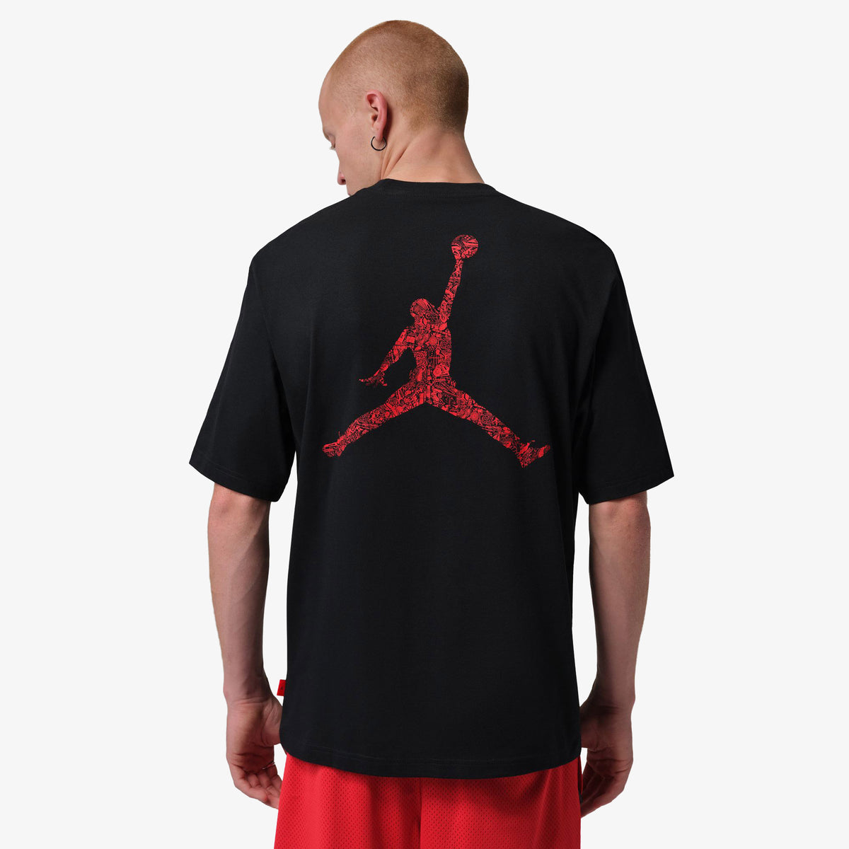 Jordan Brooklyn Lsr Wm Gfx Erkek Siyah T-shirt