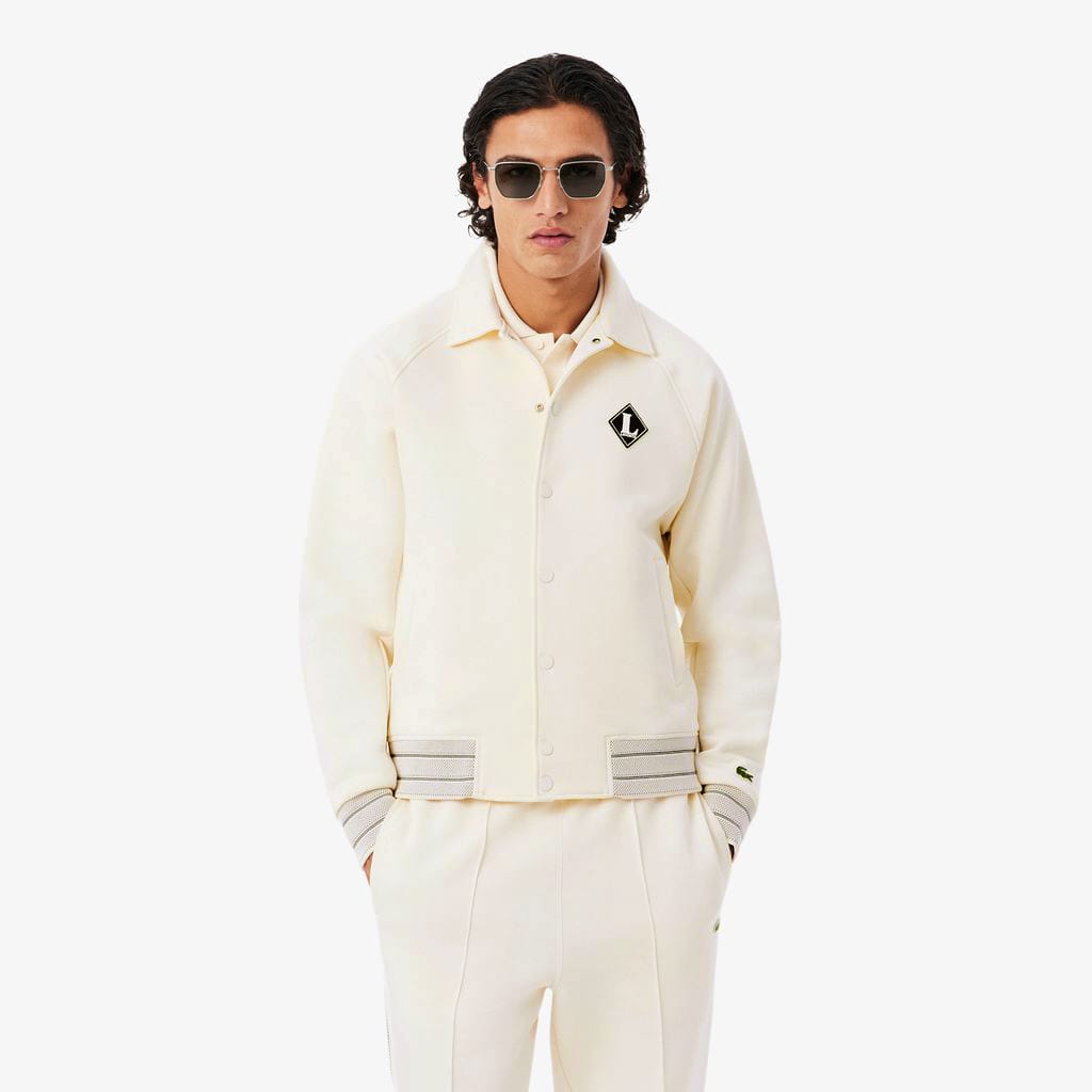 Lacoste Classic Fit Erkek Krem Ceket