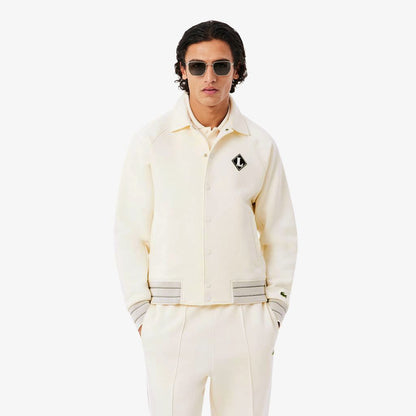 Lacoste Classic Fit Erkek Krem Ceket