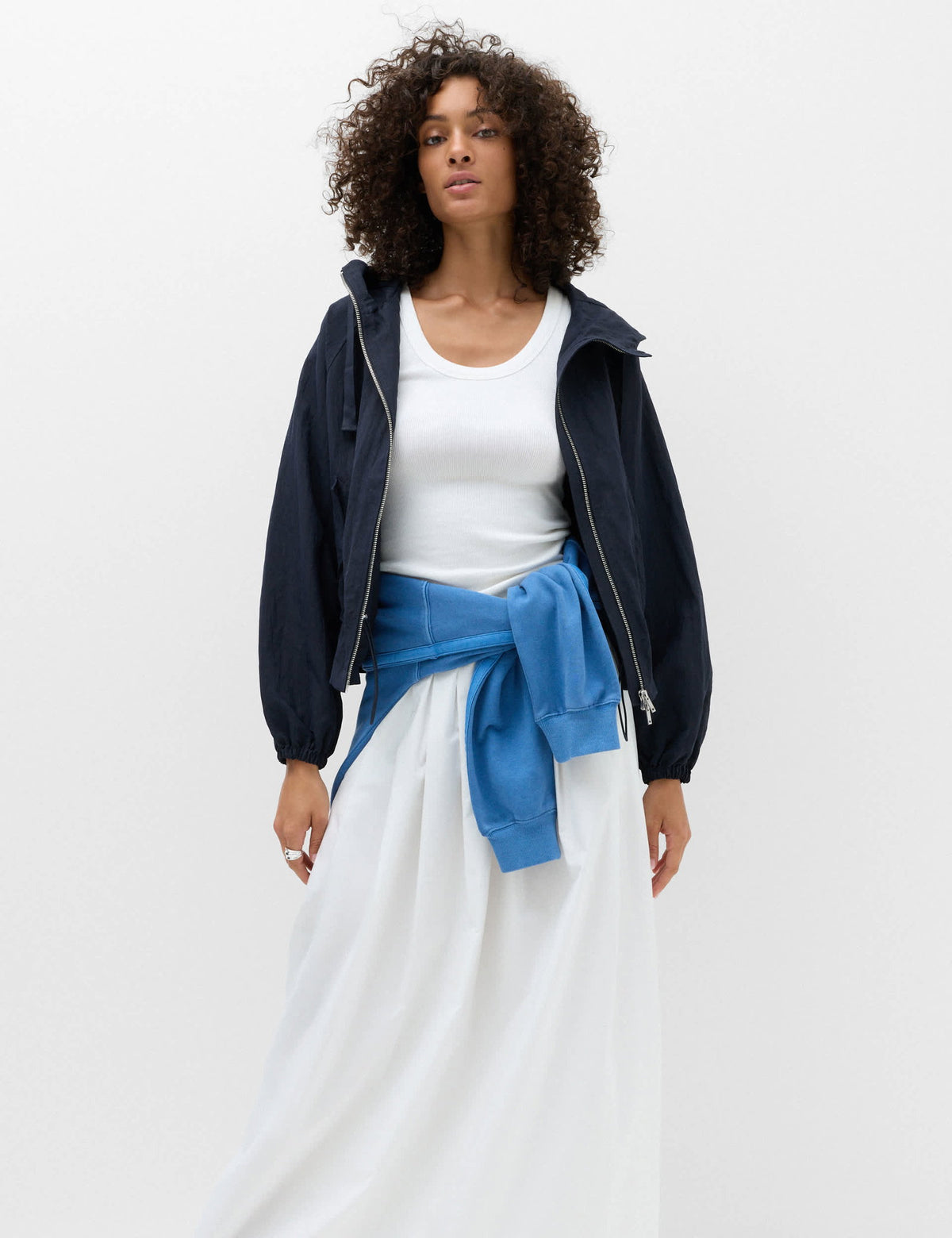Peplum Parka Ceket
