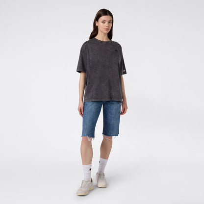 Champion Crewneck Regular Fit Kadın Gri T-shirt