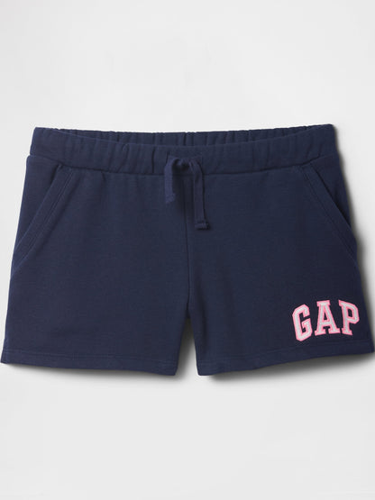 Lacivert Gap Logo Havlu Kumaş Pull-on Şort