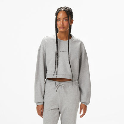 Les Benjamins Essentials 308 Kadın Gri Sweatshirt