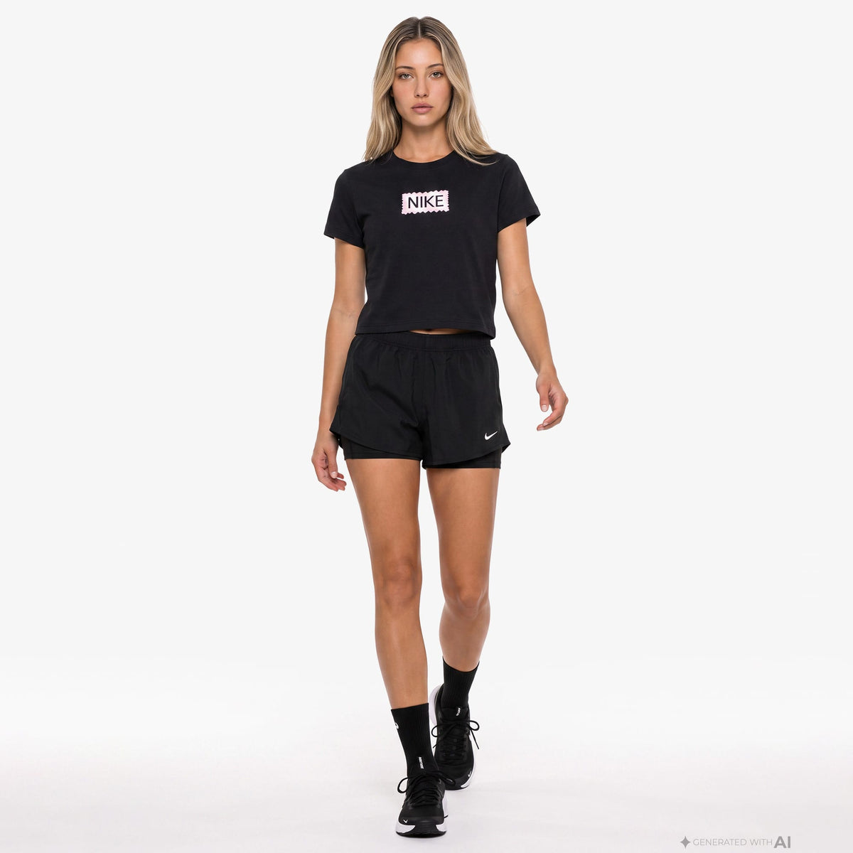 Nike Sportswear Chill Knit Kadın Siyah Etek