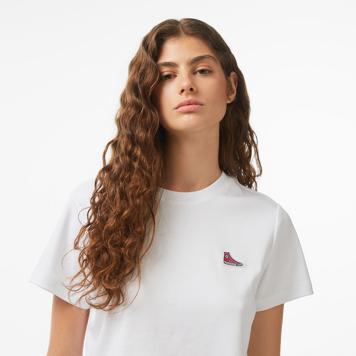 Converse Kadın Beyaz T-shirt