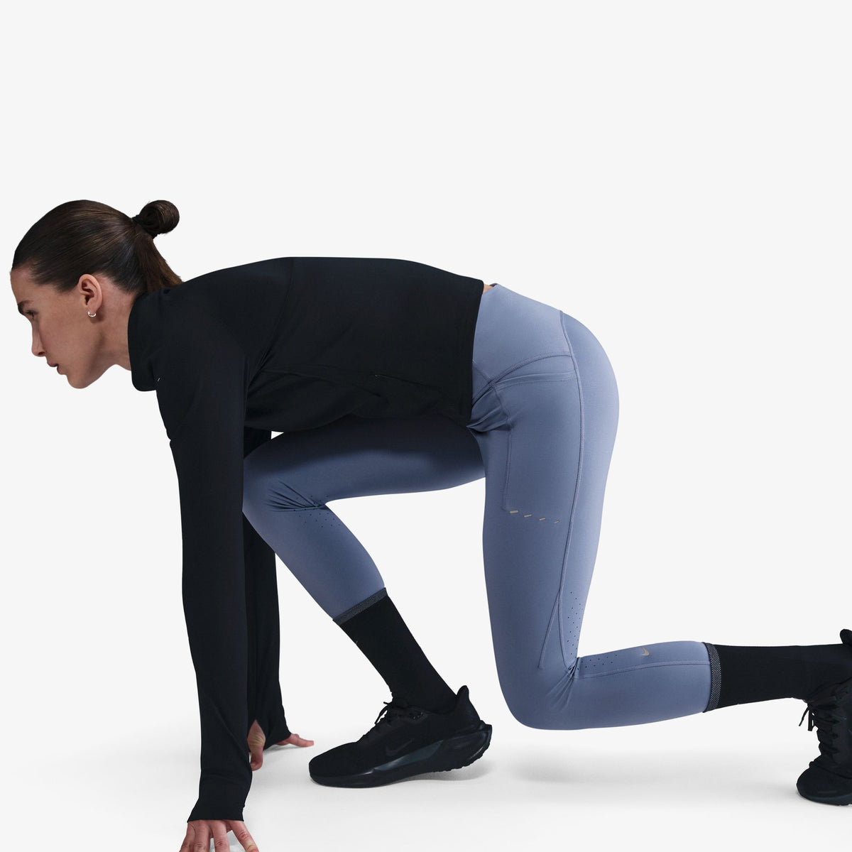 Nike Swift Kadın Mavi Koşu Tayt