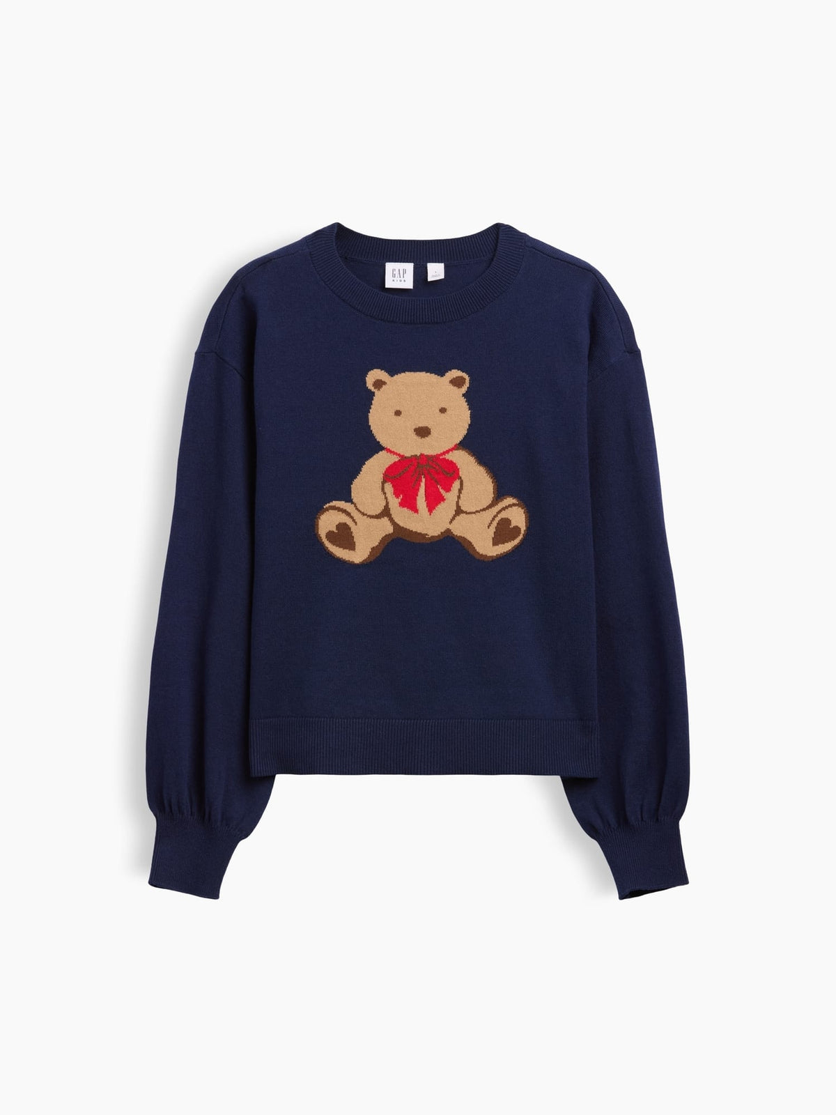 Lacivert Relaxed Intarsia Kazak