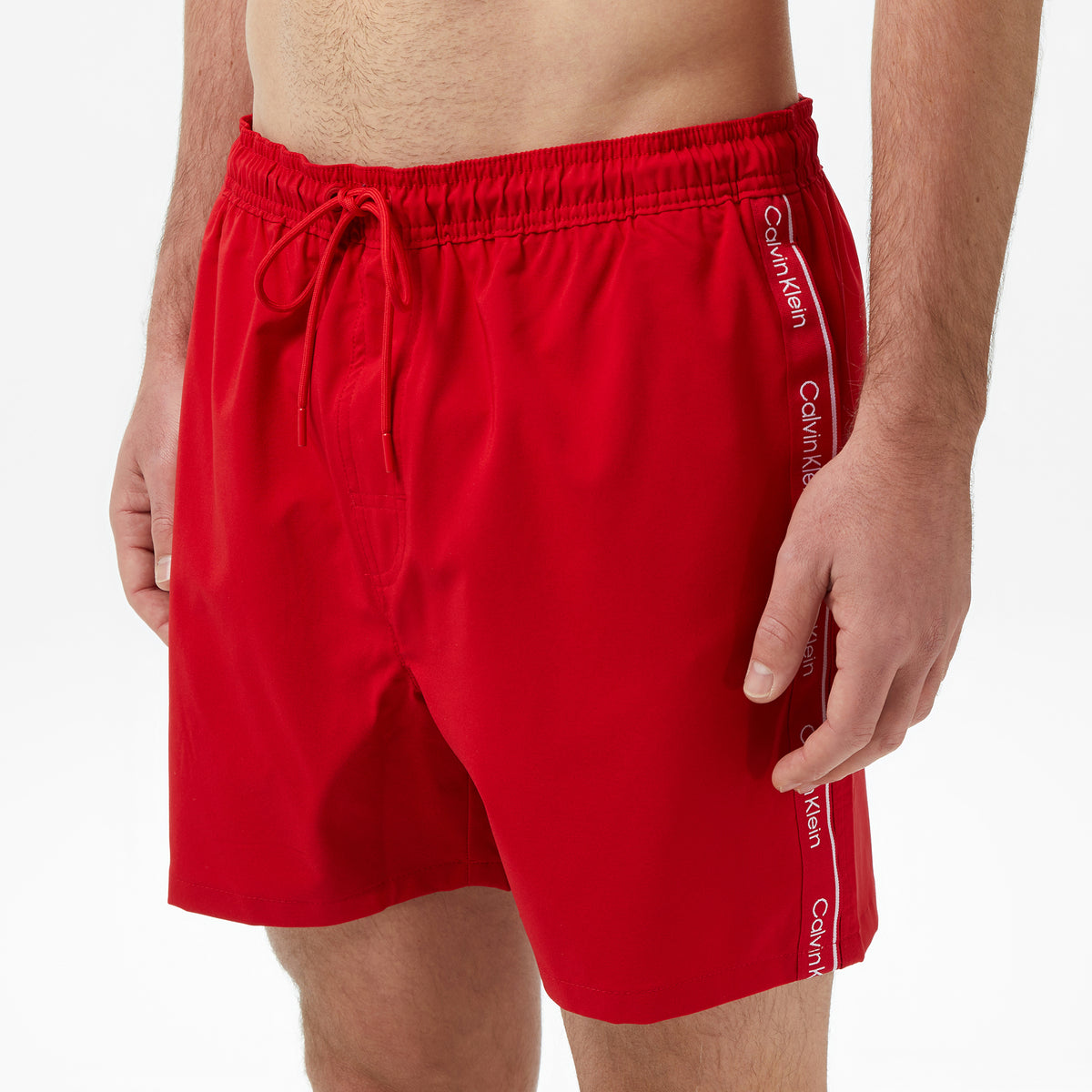 Calvin Klein Short Drawstring Erkek Kırmızı Deniz Şortu