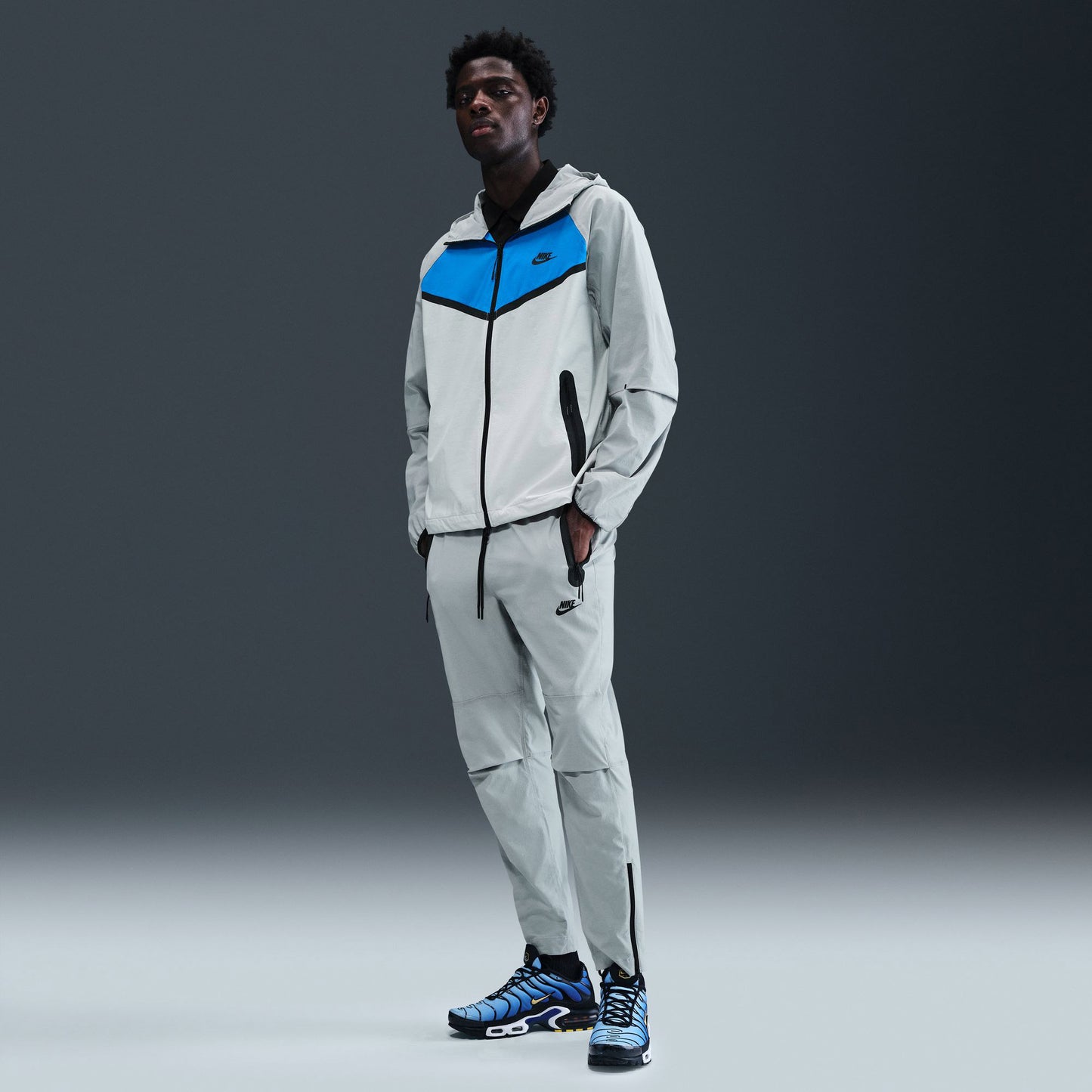 Nike Tech Fleece Erkek Gri Ceket