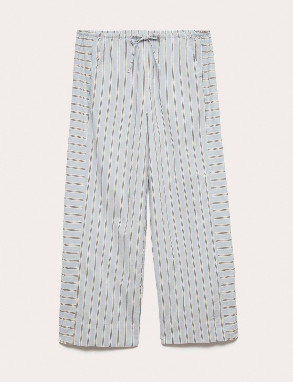 Pamuklu Çizgili Pijama Altı