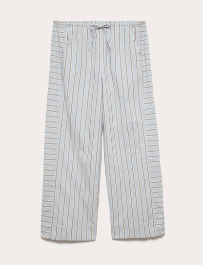 Pamuklu Çizgili Pijama Altı