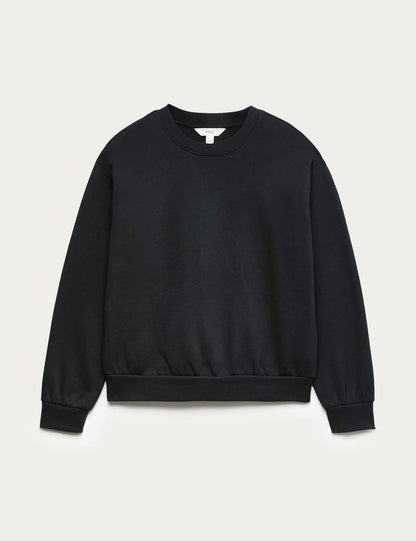 Bisiklet Yaka Sweatshirt