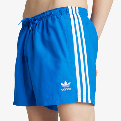 Adidas Adicolor 3 Striped 13cm Erkek Mavi Deniz Şortu