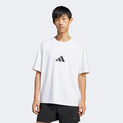 Adidas Z.n.e. Full-zip Kapüşonlu Erkek Beyaz T-shirt