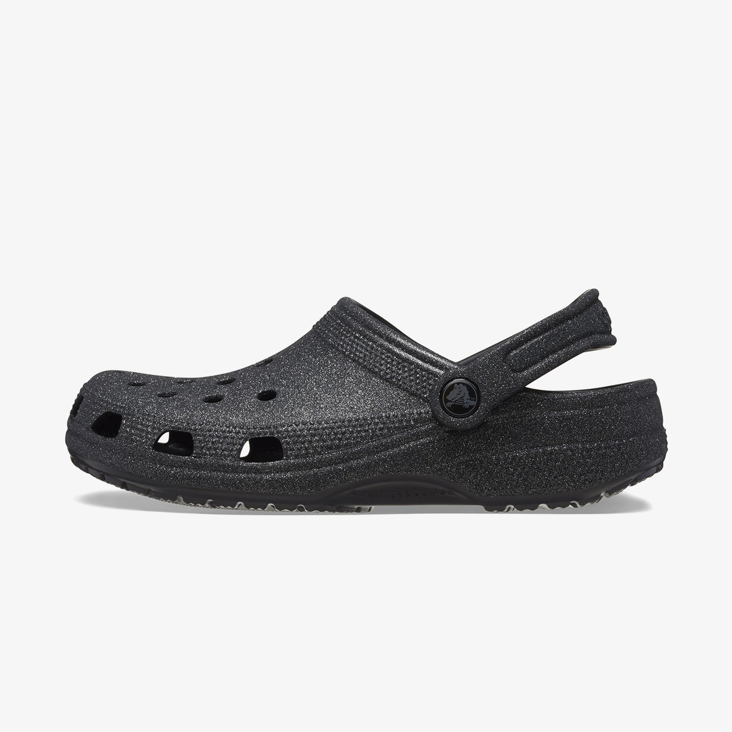 Crocs Classic Glitter Clog Kadın Siyah Terlik