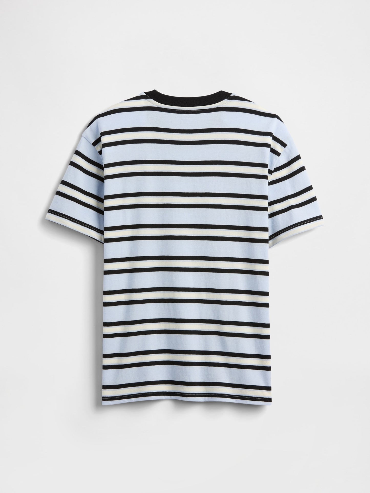 Açık Mavi Kids Everyday Soft Stripe Pocket T-shirt