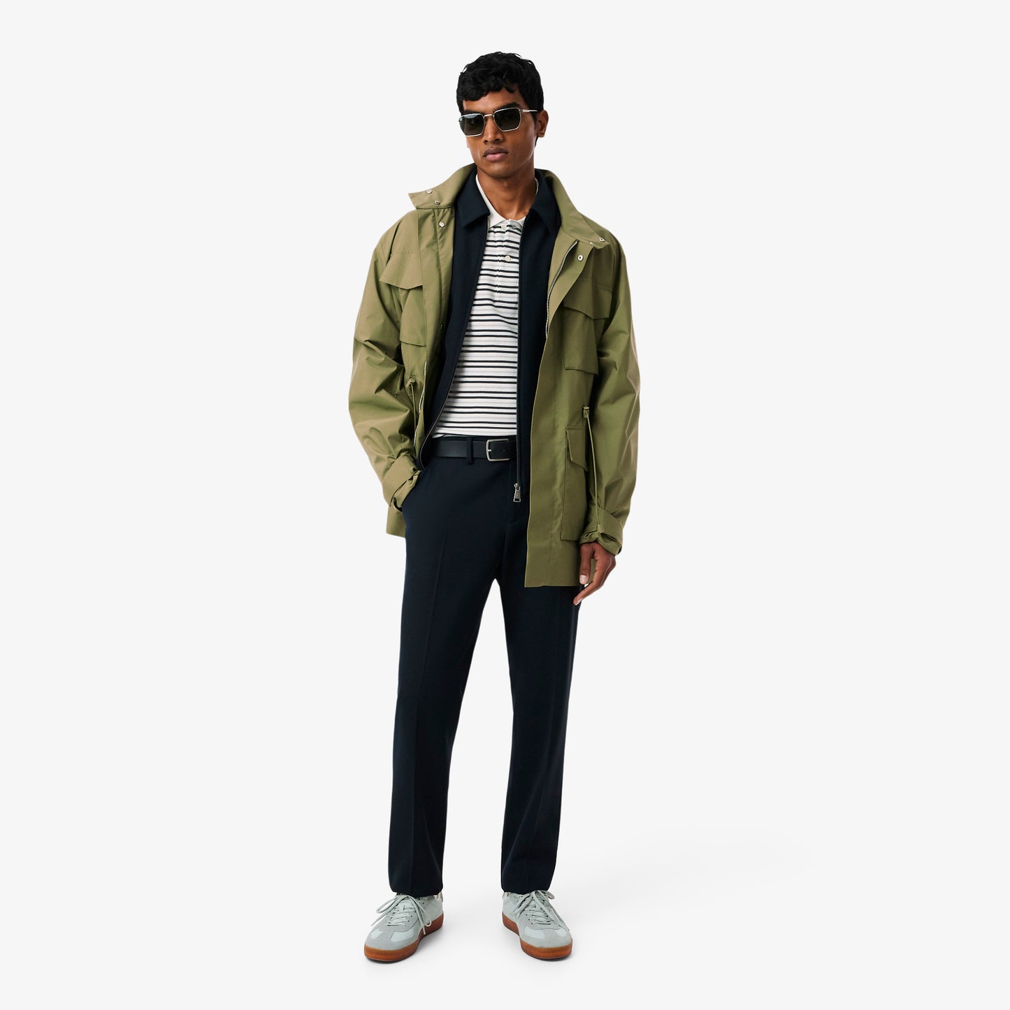Lacoste Classic Fit Erkek Gri Polo