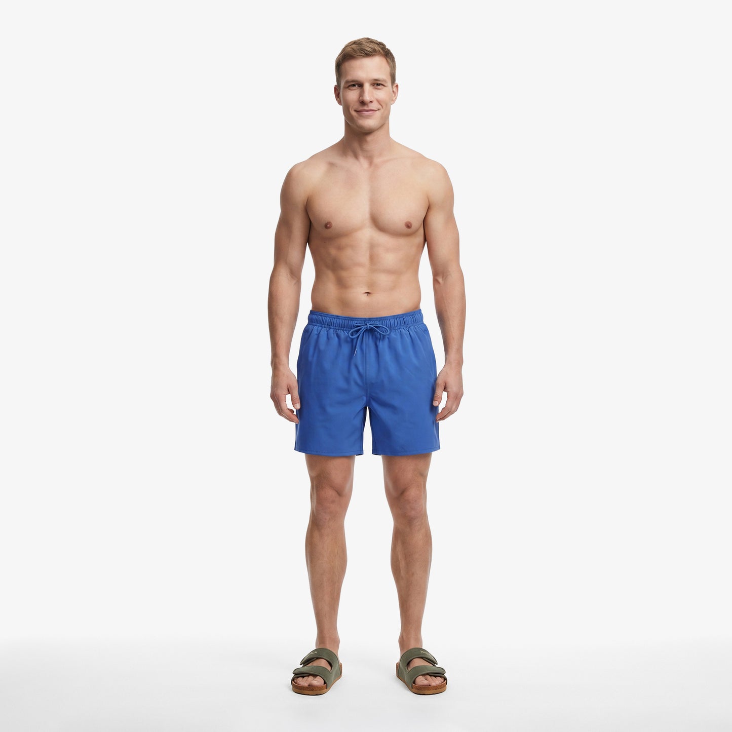 Nautica Regular Fit Erkek Mavi Deniz Şortu