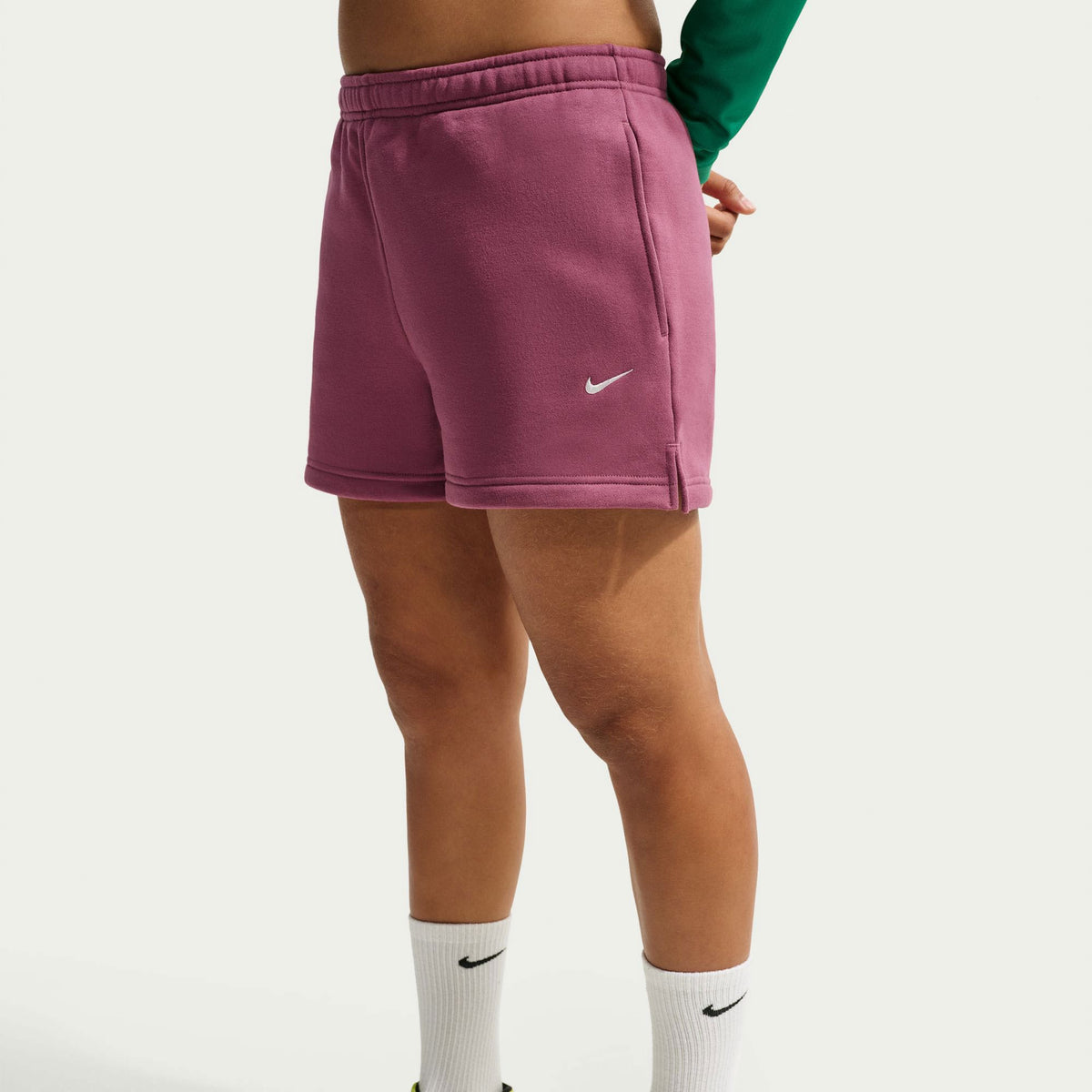 Nike Studio Fleece Kadın Pembe Şort