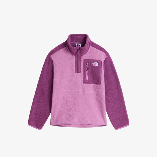 The North Face The Yumiori 1/4 Zip Fleece Çocuk Mor Polar