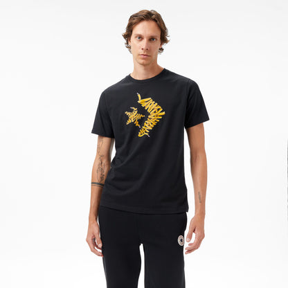 Converse Baskılı Erkek Siyah T-shirt