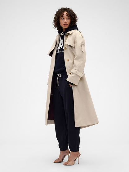 Lacivert Gap × Victoria Beckham Heavyweight Fransız Havlu Kumaş Jogger Eşofman Altı