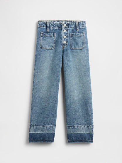 Mavi High Rise Stride Wide-leg Ankle Jean Pantolon