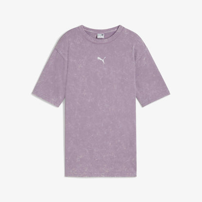 Puma Dare To Relaxed Washed Kadın Mor T-shirt