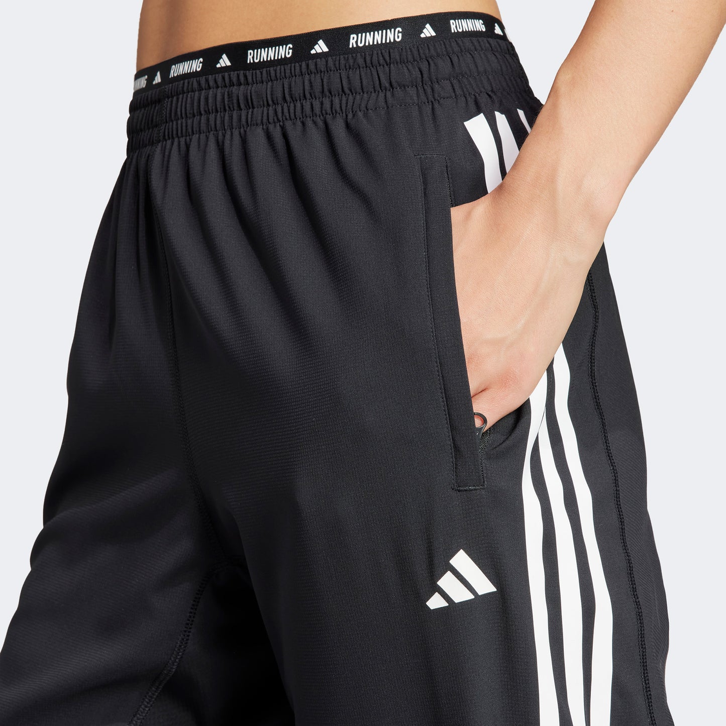 Adidas Own The Run 3-stripes Kadın Siyah Eşofman Altı