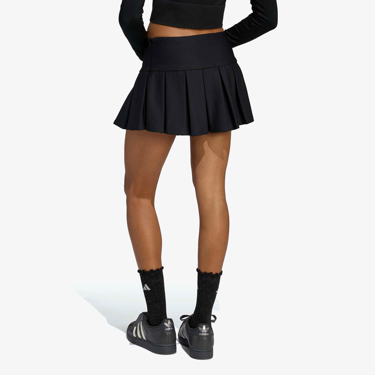 Adidas Low Waist Sport Kadın Siyah Etek