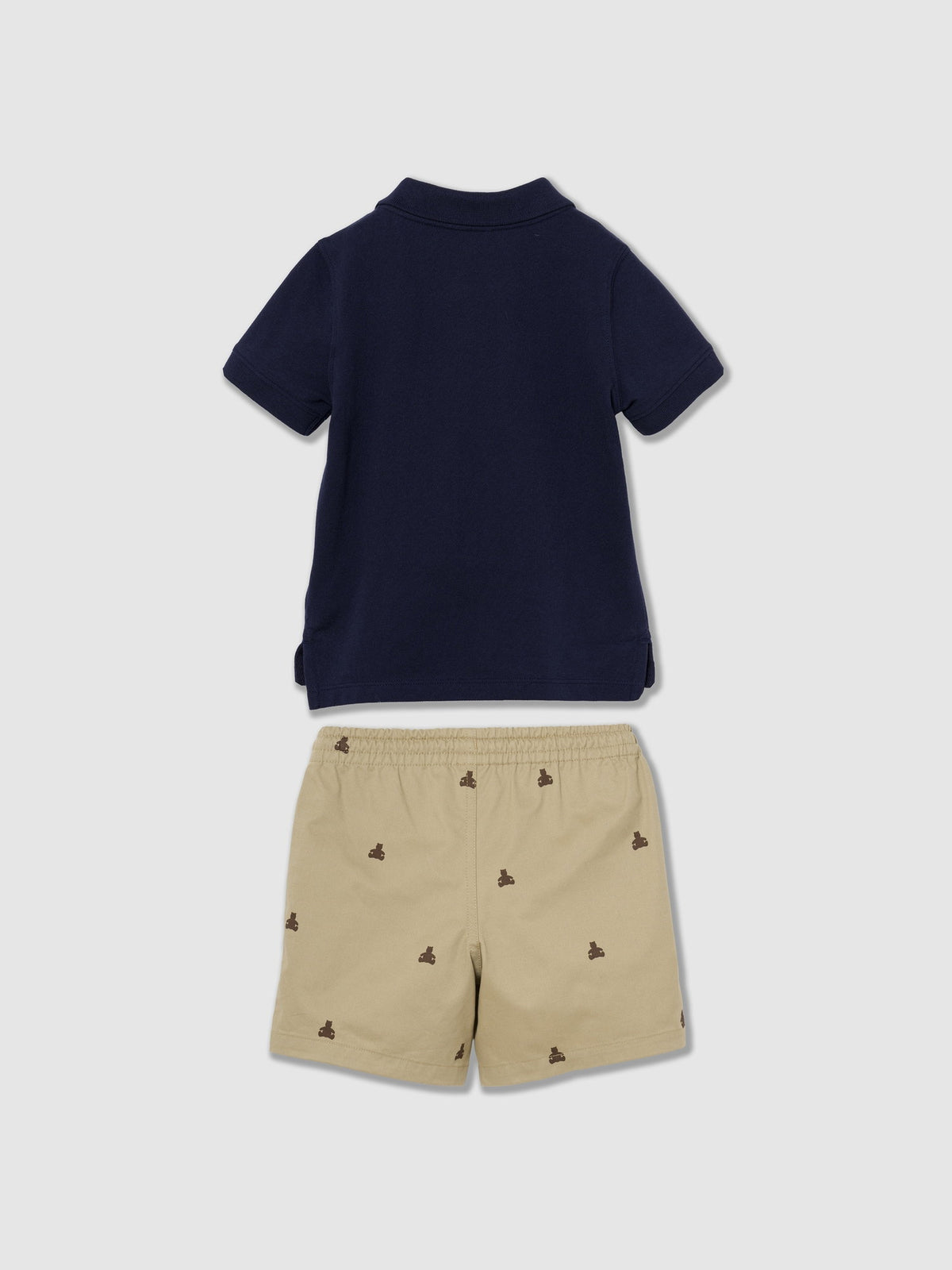 Lacivert Baby & Toddler Brannan Bear Polo Outfit Set
