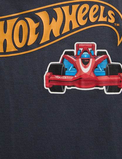 2’li Saf Pamuk Hot Wheels Uzun Kollu Üst (2-8 Yaş)