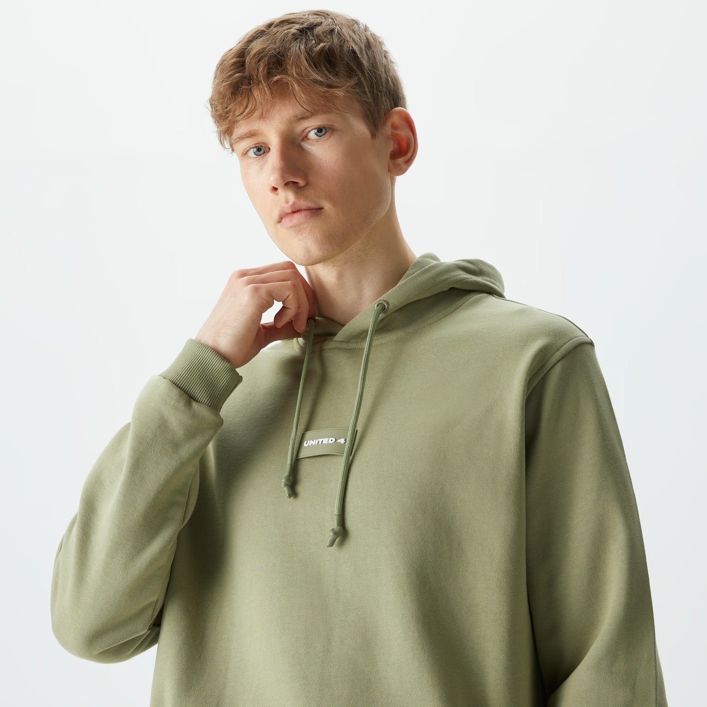 United4 Classic Erkek Haki Hoodie
