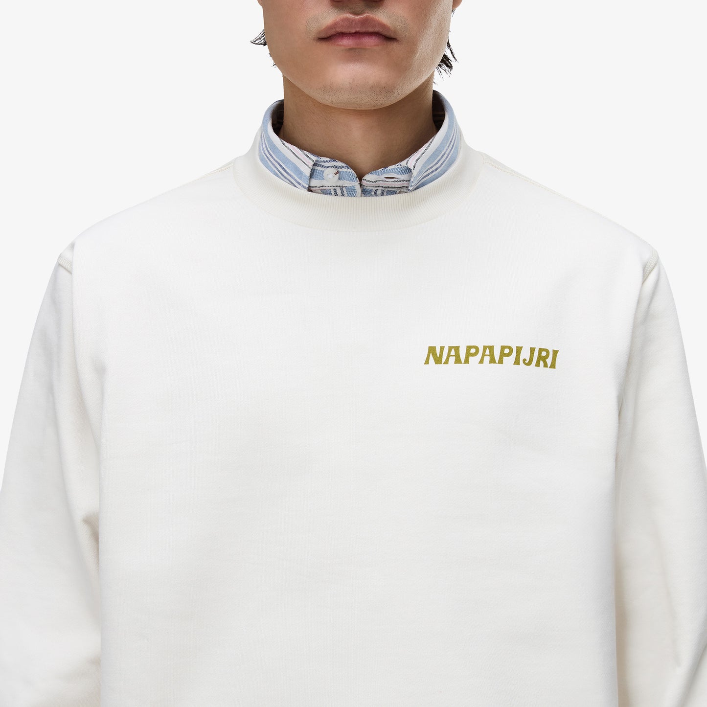Napapijri B-sol C Erkek Beyaz Sweatshirt