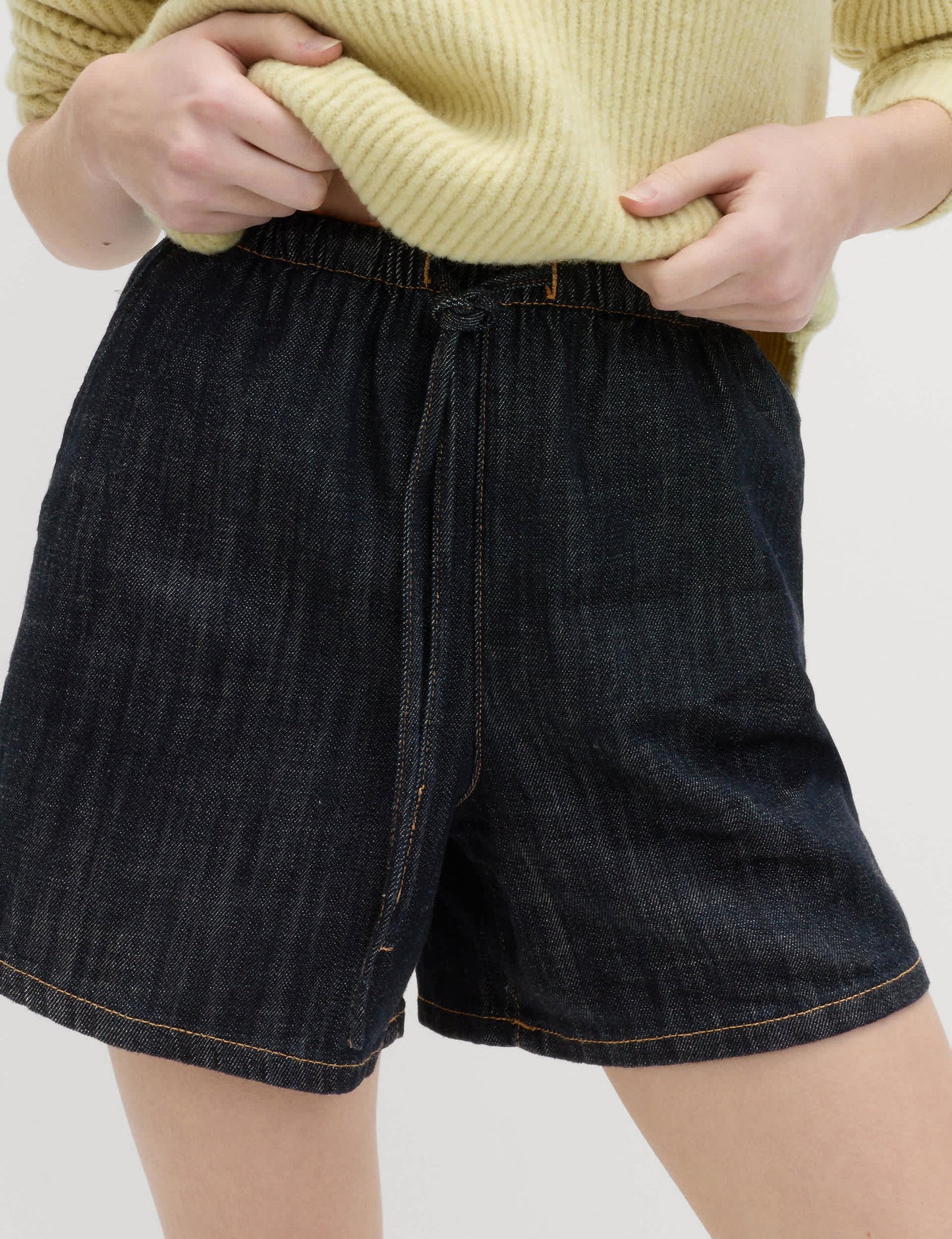 Pamuklu Denim Şort