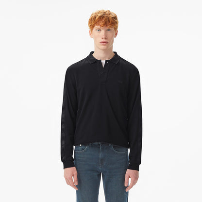 Lacoste Erkek Regular Fit Uzun Kollu Siyah Polo