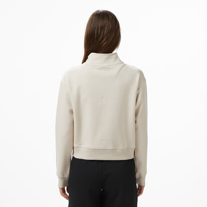 United4 Kadın Krem Sweatshirt