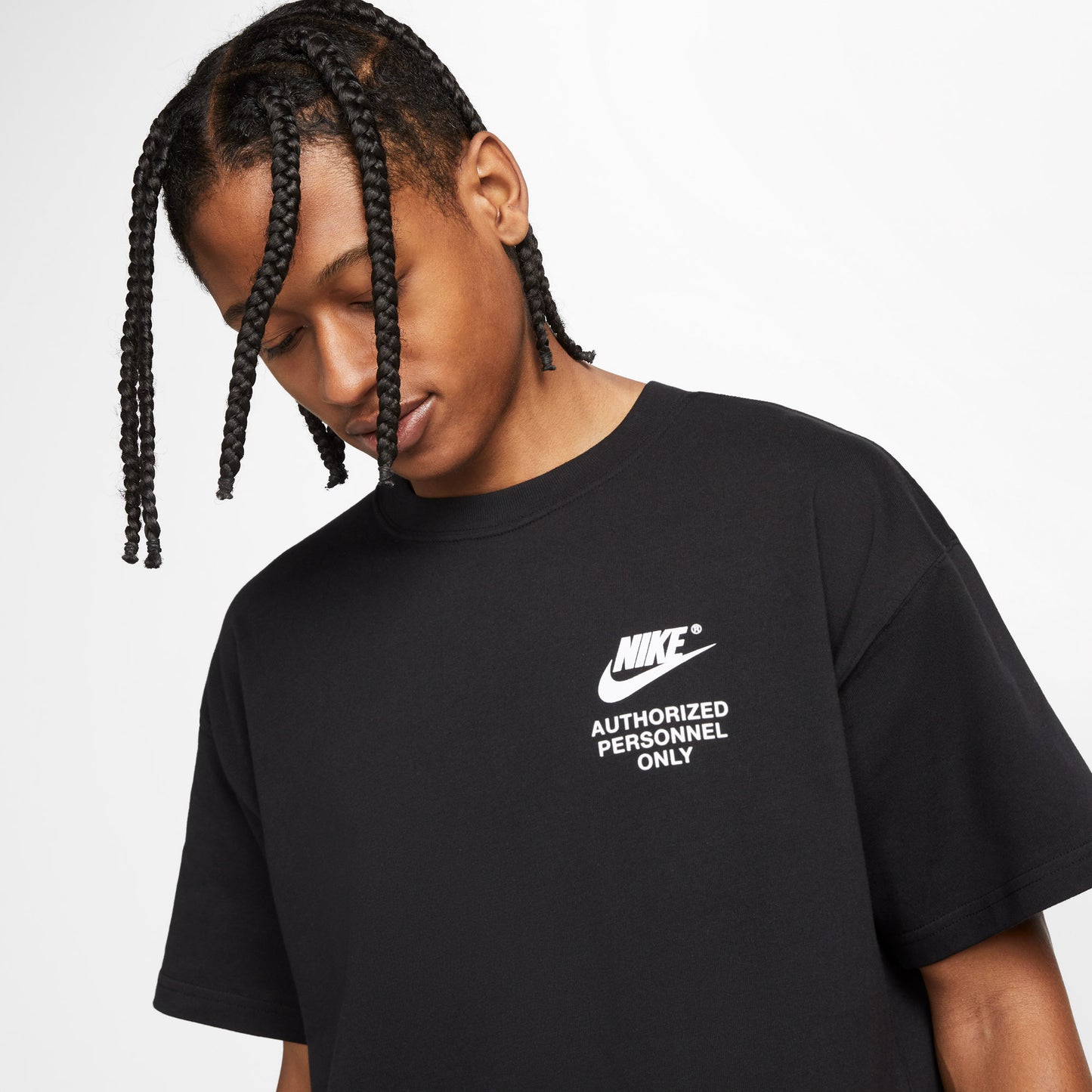 Nike Authorised Erkek Siyah T-shirt