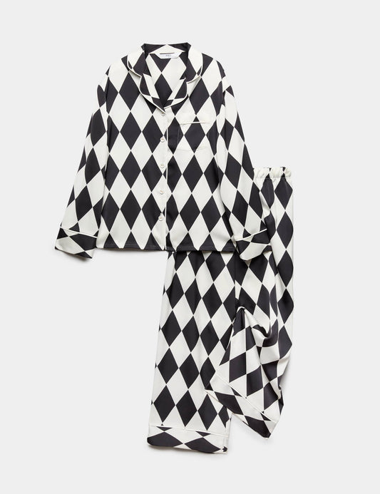 Desenli Çocuk Pijama Takımı