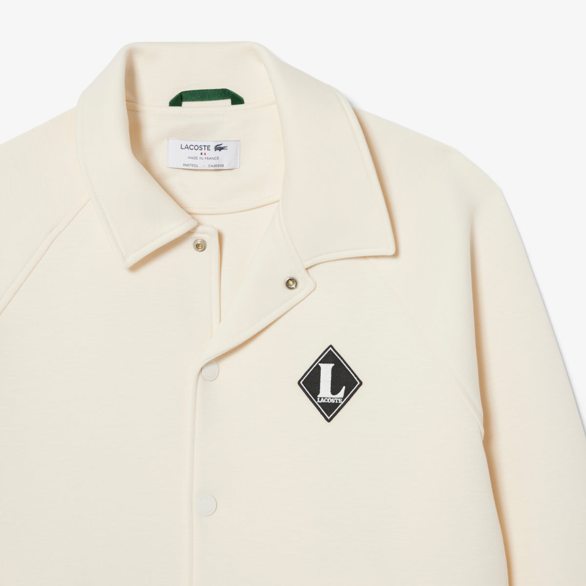 Lacoste Classic Fit Erkek Krem Ceket