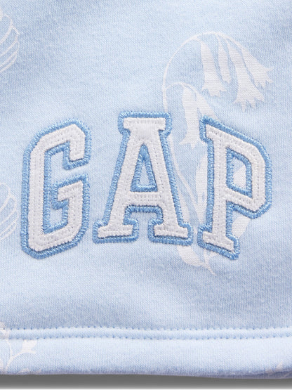 Açık Mavi Gap Logo Fransız Havlu Kumaş Şort