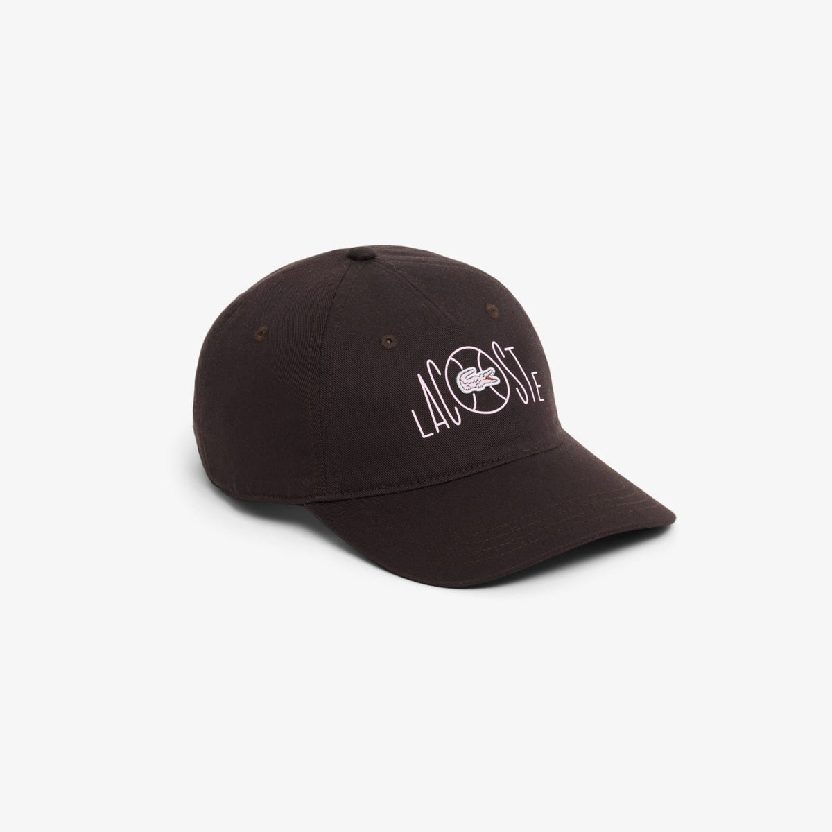 Lacoste Baskılı Unisex Kahverengi Şapka