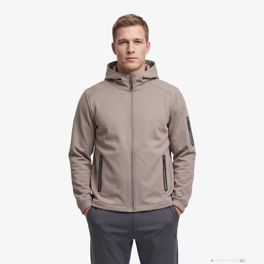 Nautica Erkek Kahverengi Kapüşonlu Sweatshirt
