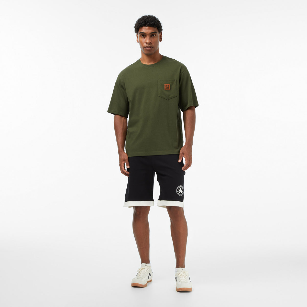 Converse Erkek Haki T-shirt