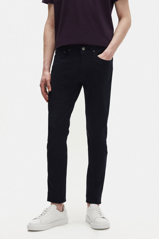 Tween Super Slim Fit Lacivert Diyagonel Chino Pantolon