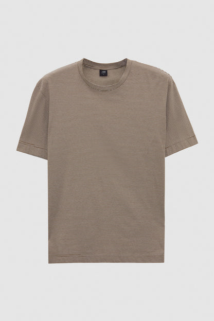 Tween Relaxed Fit Kahverengi %100 Pamuklu T-shirt